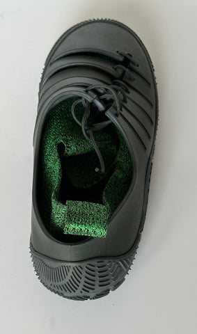 Bottega Veneta Tech Knit Rubber Green Climber Sneakers 8 US 658725 IT NIB $750