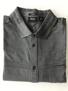 BOSS Hugo Boss 'Onara-01' Long Sleeve Slim Fit Shirt M Grey NWT $195