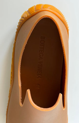 Bottega Veneta Matt Rubber Brown Climber Sneakers 9 US 658726 IT NIB $620