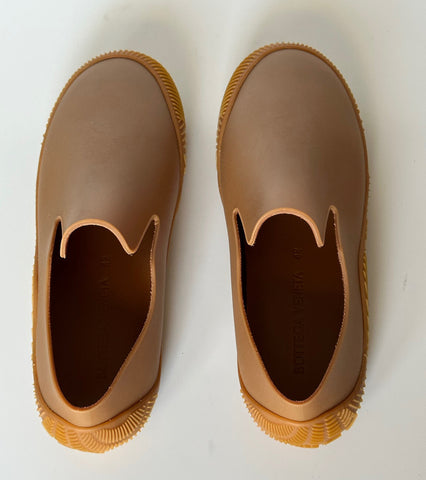 Bottega Veneta Matt Rubber Brown Climber Sneakers 9 US 658726 IT NIB $620