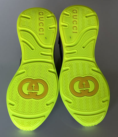 Gucci Ultrapace R Sneakers In Black and Green 6.5 US (Gucci 6) 620337 IT NIB