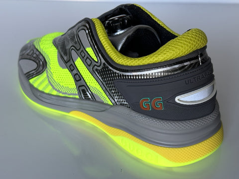 Gucci Ultrapace R Sneakers In Black and Green 6.5 US (Gucci 6) 620337 IT NIB