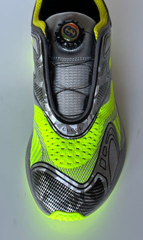 Gucci Ultrapace R Sneakers In Black and Green 6.5 US (Gucci 6) 620337 IT NIB