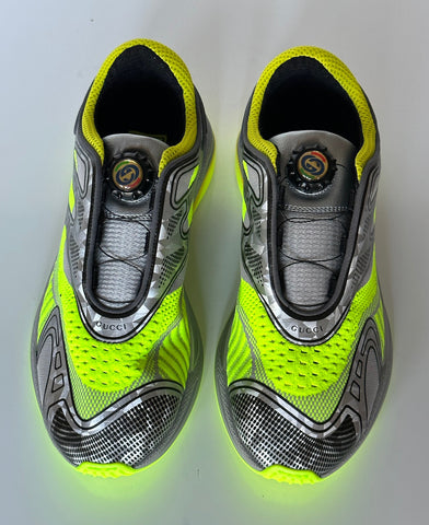 Gucci Ultrapace R Sneakers In Black and Green 6.5 US (Gucci 6) 620337 IT NIB