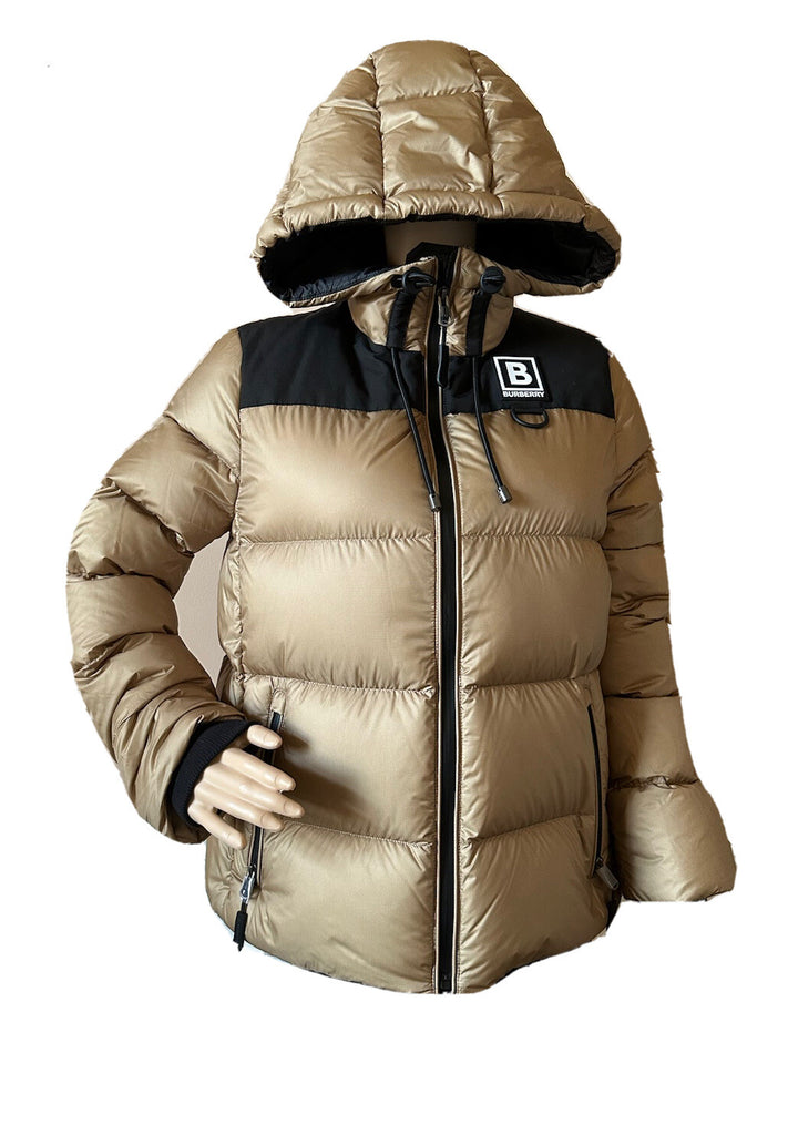 Burberry London Women's Hooded Puffer Jacket Soft Fawn Medium 8061337 NWT $1350