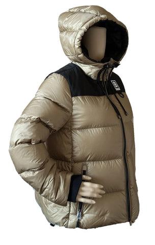 Burberry London Women's Hooded Puffer Jacket Soft Fawn Medium 8061337 NWT $1350