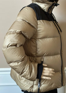 Burberry London Women's Hooded Puffer Jacket Soft Fawn Medium 8061337 NWT $1350