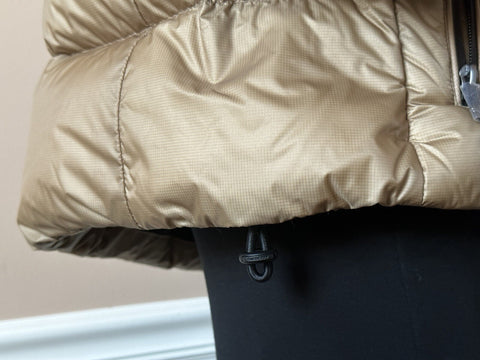 Burberry London Women's Hooded Puffer Jacket Soft Fawn Medium 8061337 NWT $1350