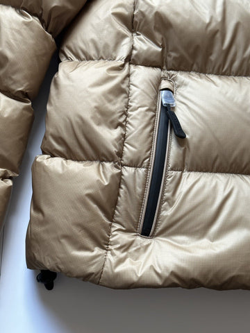 Burberry London Women's Hooded Puffer Jacket Soft Fawn Medium 8061337 NWT $1350