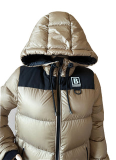 Burberry London Women's Hooded Puffer Jacket Soft Fawn Medium 8061337 NWT $1350