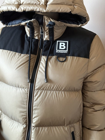 Burberry London Women's Hooded Puffer Jacket Soft Fawn Medium 8061337 NWT $1350