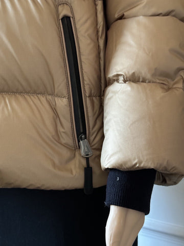 Burberry London Women's Hooded Puffer Jacket Soft Fawn Medium 8061337 NWT $1350