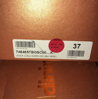 Baldinini Women’s  Studded Sneakers 748465  Black 37 Eu Made in Italy NIB $580