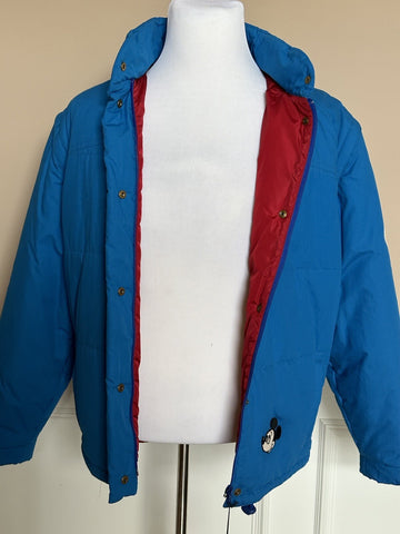 Gucci Men's Mickey Mouse Disney Blue Jacket with Hoodie Large (42 US) 608978 NWT
