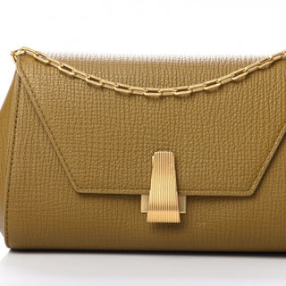 Bottega Veneta Calfskin Grainy Textured Mini Bag Mustard/Gold 608798 NWT $1850