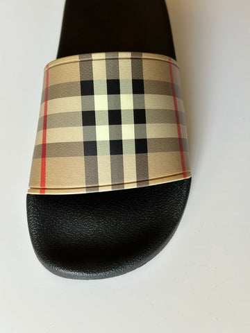Burberry Vintage Check Archive Beige Slide Sandals 9 US (42 Euro) 8023965 NIB