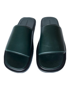 Bottega Veneta Men's Vienna Calf Leather Sandals Inkwell 7 US 667087 NIB $690