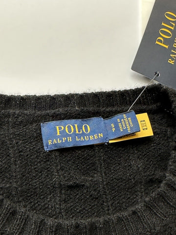 Polo Ralph Lauren Wool/Cashmere Women's Sweater Black Small NWT $168