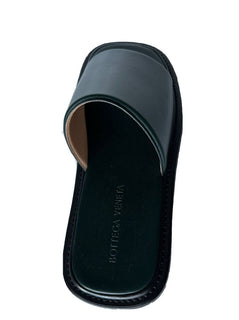 Bottega Veneta Men's Vienna Calf Leather Sandals Inkwell 6 US 667087 NIB $690