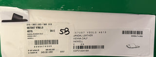 Bottega Veneta Men's Vienna Calf Leather Sandals Inkwell 6 US 667087 NIB $690