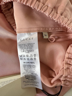Gucci Women's Silk/Viscose Shorts Iced Pink 36 (XS) 625238 Made in Italy NWT