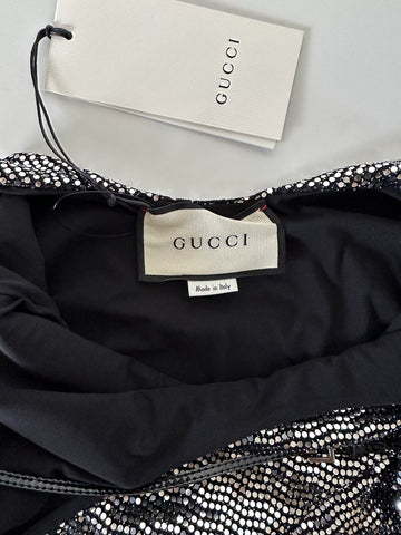 Gucci Metallic Effect Women's Bodysuit  XXS 621149 Made in Italy NWT $1850