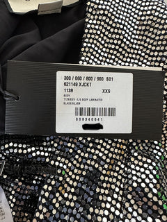Gucci Metallic Effect Women's Bodysuit  XXS 621149 Made in Italy NWT $1850