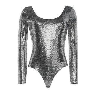 Gucci Metallic Effect Women's Bodysuit  XXS 621149 Made in Italy NWT $1850