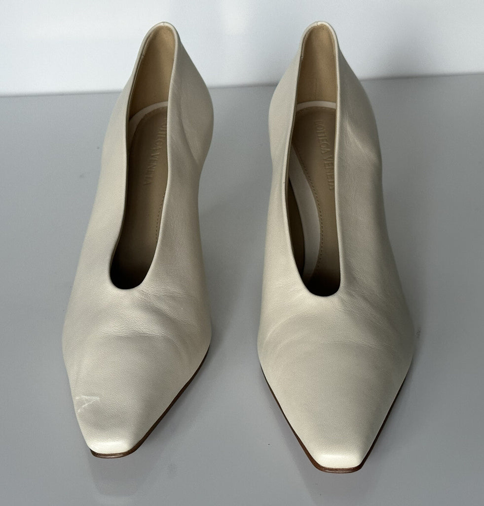 Bottega Veneta Napa Leather Sea Salt Shoes 9.5 US 608839 NIB $1110