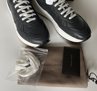 Bottega Veneta Men’s Gray Calf Leather Sneakers 7.5 US 565646 2015 NIB $850