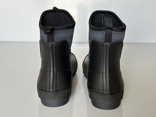 Burberry Rubber  Women's Black/Charcoal Ankle Boots 7 US (37 Euro) 8045835 NIB