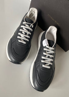 Bottega Veneta Men’s Gray Calf Leather Sneakers 8 US 565646 2015 NIB $850