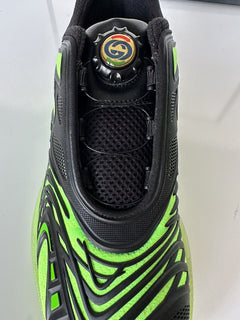 Gucci Ultrapace R Sneakers In Black and Green 8 US (Gucci 7.5) 620337 IT NIB