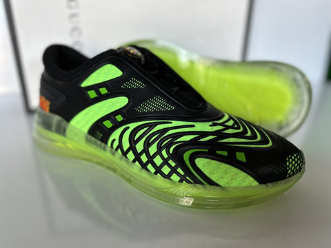 Gucci Ultrapace R Sneakers In Black and Green 8 US (Gucci 7.5) 620337 IT NIB