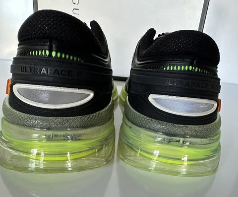 Gucci Ultrapace R Sneakers In Black and Green 8.5 US (Gucci 8) 620337 IT NIB