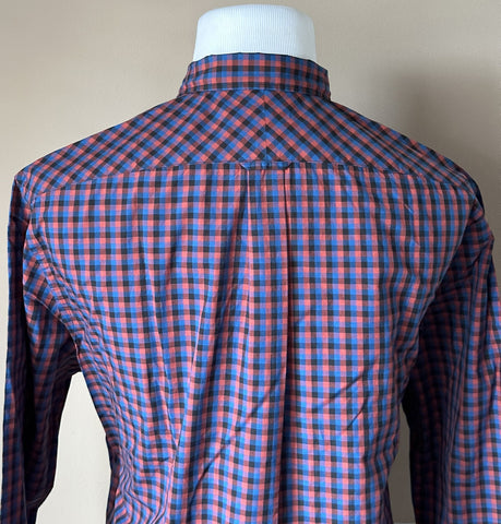 Burberry Brit Men's Parade Red Cotton Button-Up Shirt 2XL 3996150 NWT $250