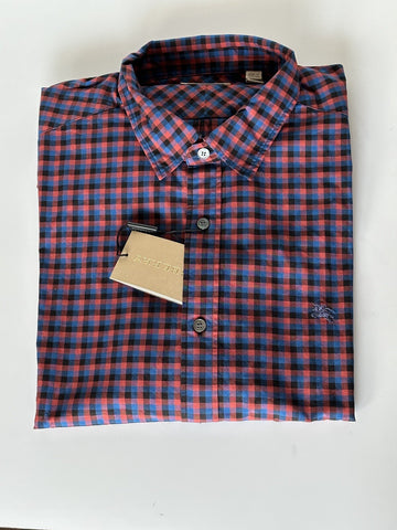 Burberry Brit Men's Parade Red Cotton Button-Up Shirt 2XL 3996150 NWT $250