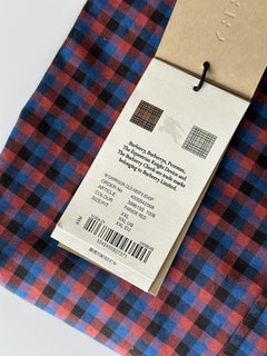 Burberry Brit Men's Parade Red Cotton Button-Up Shirt 2XL 3996150 NWT $250