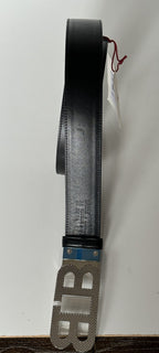 Bally Men's Double Sided Mirror B Black Leather  Belt 38/95 IT 6235346 NWT $420