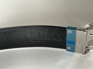 Bally Men's Double Sided Mirror B Black Leather  Belt 38/95 IT 6235346 NWT $420