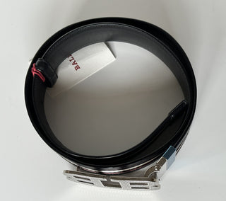 Bally Men's Double Sided Mirror B Black Leather  Belt 38/95 IT 6235346 NWT $420