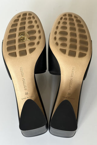 Bottega Veneta Calf Leather Sandals Shoes Black 8.5 US 651378 Italy NIB $760
