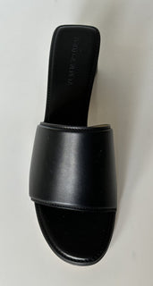 Bottega Veneta Calf Leather Sandals Shoes Black 8.5 US 651378 Italy NIB $760
