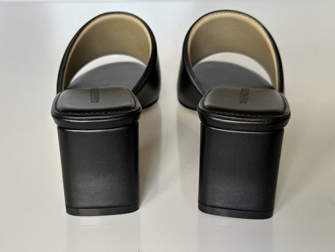 Bottega Veneta Calf Leather Sandals Shoes Black 8.5 US 651378 Italy NIB $760