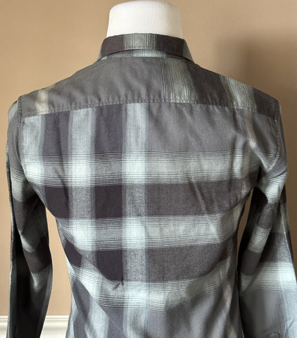 Burberry Brit Men's Pewter Blue Cotton Button-down Shirt XS 3902560 NWT $295
