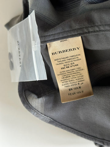 Burberry Brit Men's Pewter Blue Cotton Button-down Shirt XS 3902560 NWT $295