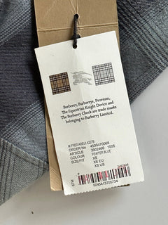 Burberry Brit Men's Pewter Blue Cotton Button-down Shirt XS 3902560 NWT $295