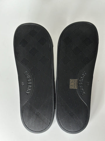 Burberry Camouflage Green Slides Sandals 12 US (45 Euro) 8042712 NIB $370