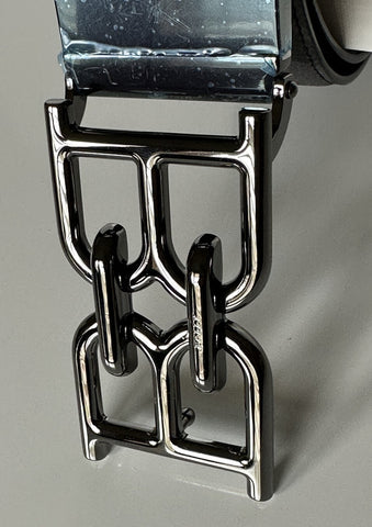 Bally Men's Double Sided B Chain Camouflage Belt 44/110 Italy 6301765 NWT $515