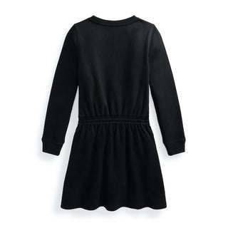 Polo Ralph Lauren Bear Girls Black Dress M (8-10) NWT